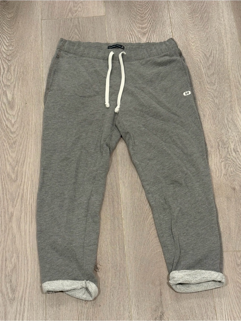 Y2K Gray Abercrombie Sunday Sweatpants Size M